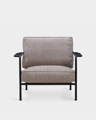Aero Medium Lounge Chair - Dark Grey-Soft 03