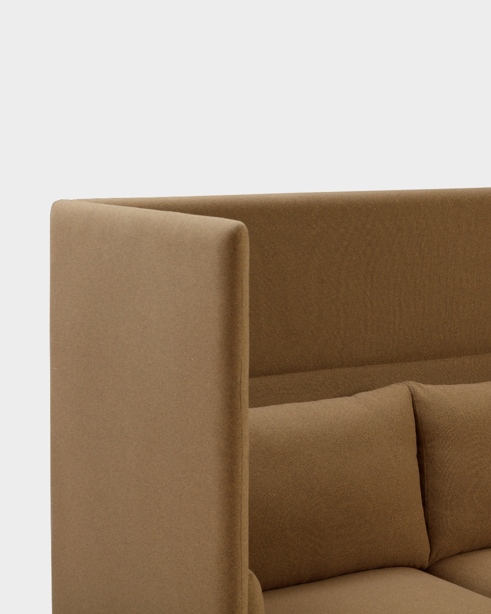 Case High Back 2 Seater Sofa - Saddle Brown-Blend 3001