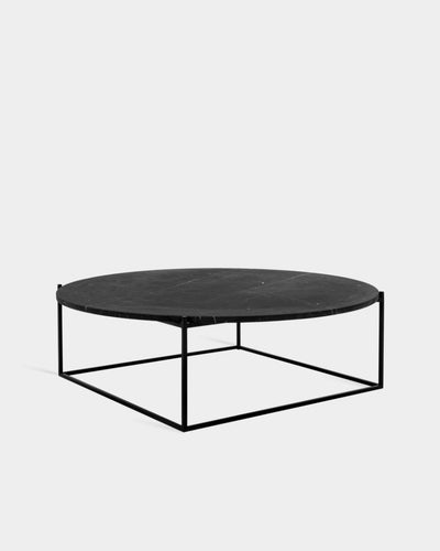 Circle Coffee Table - Nero Marquina Marble - Large
