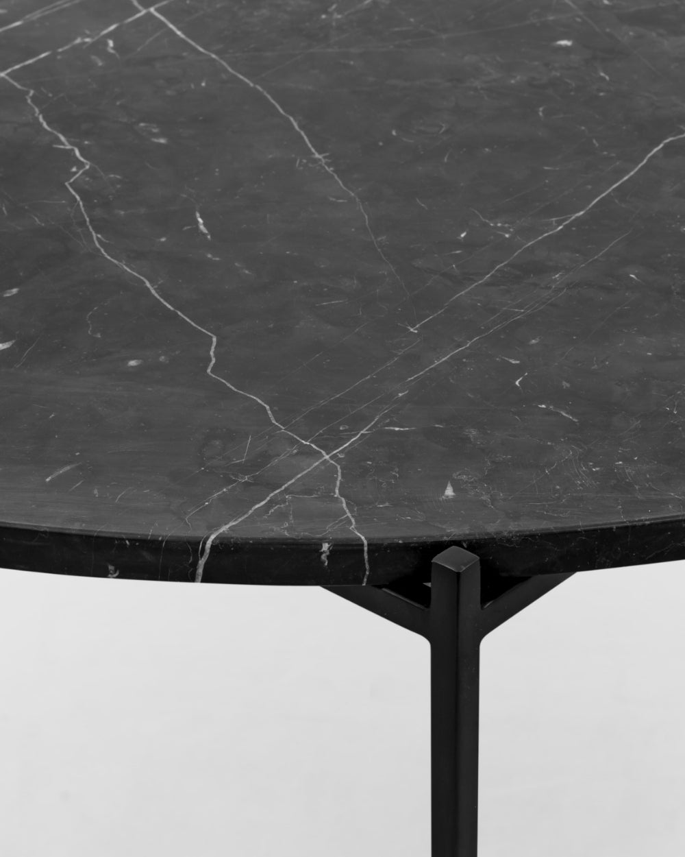 Circle Coffee Table - Nero Marquina Marble - Large