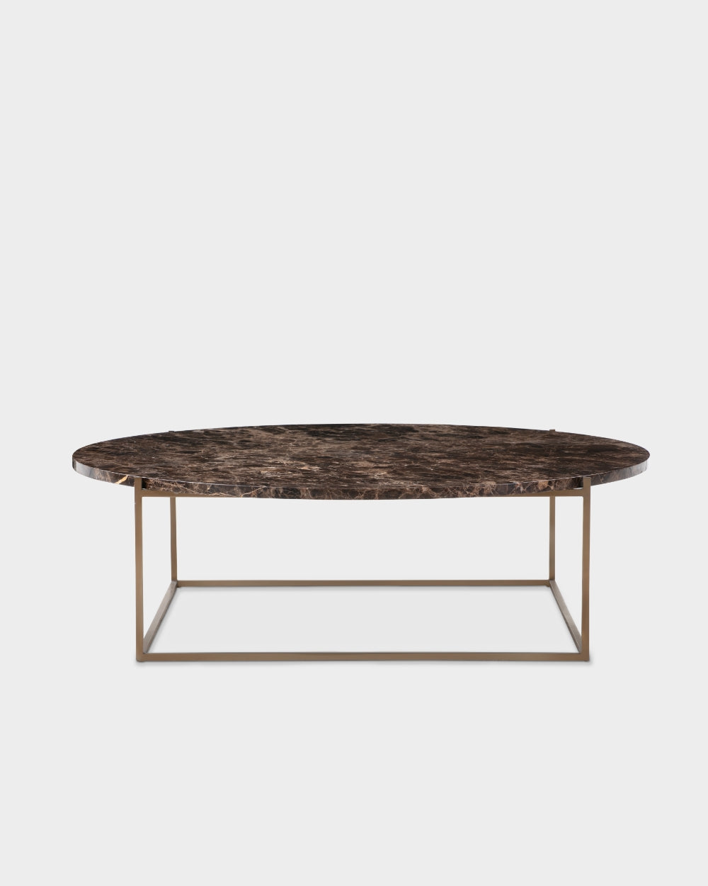 Circle Coffee Table - Dark Emperador Marble - Large