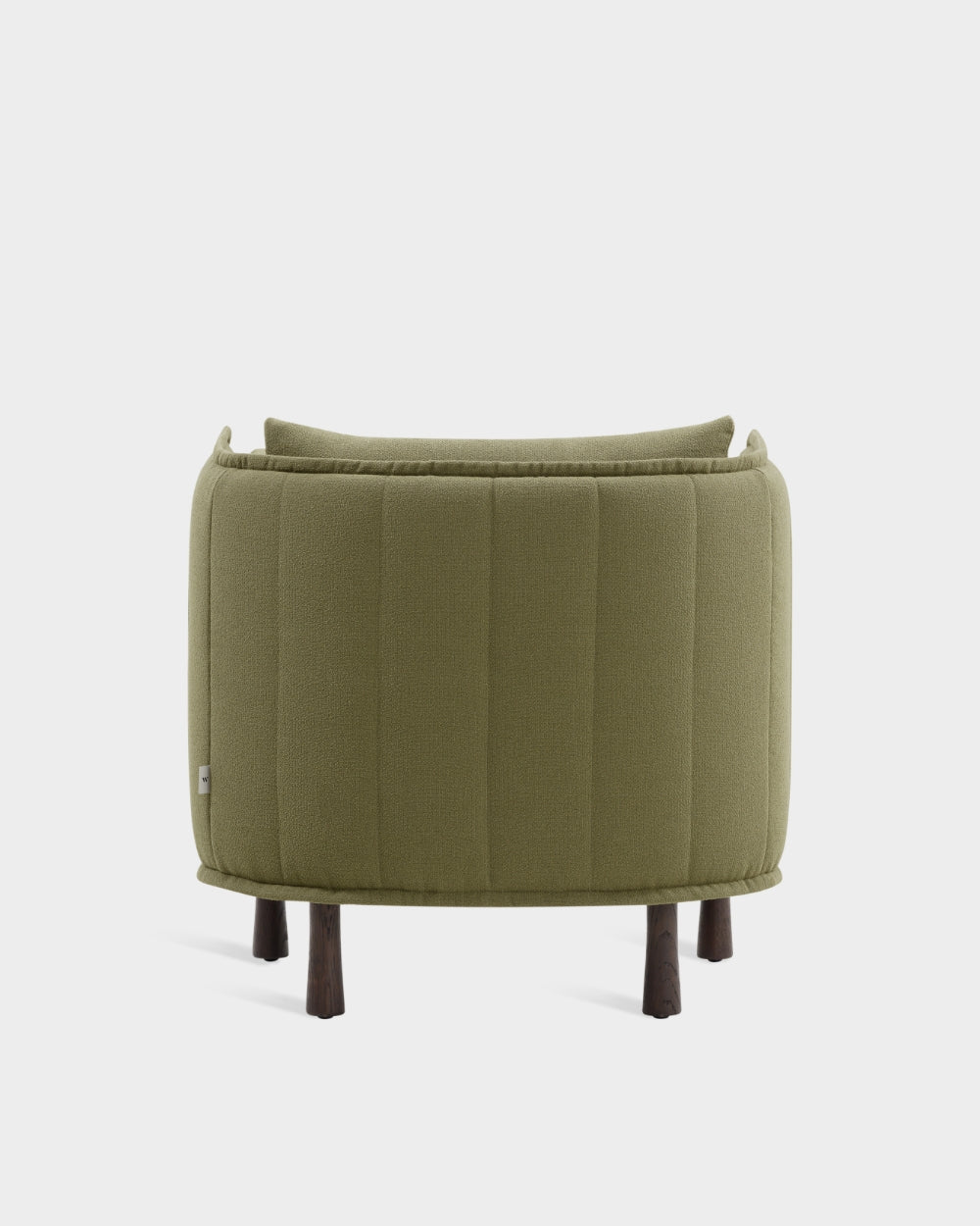 Kite Club Arm Chair - Dark Brown - Mustard Moss-Grain 68243