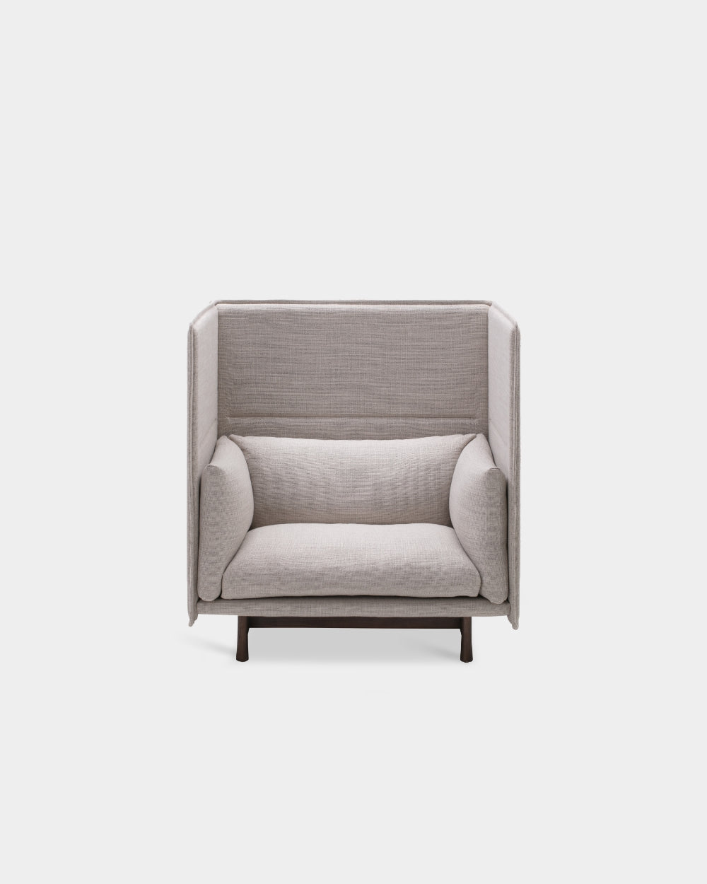 Kite High Back 1.5 Seater Sofa - Grey-Tivoli 02