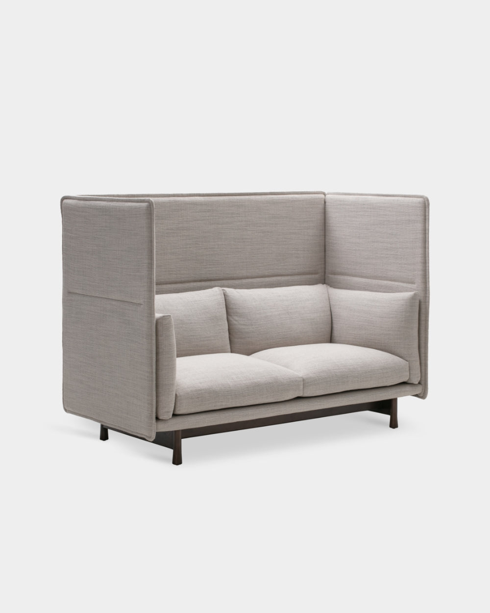 Kite High Back 2 Seater Sofa - Grey-Tivoli 02