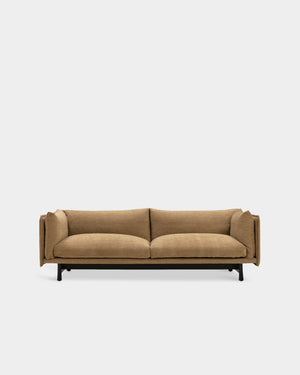 Kite 2.5 Seater Sofa - Black - Yellow-Roco 02