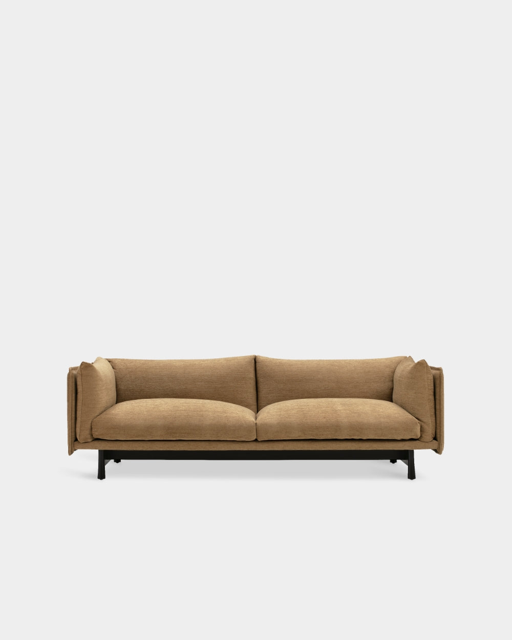 Kite 2.5 Seater Sofa - Black - Yellow-Roco 02