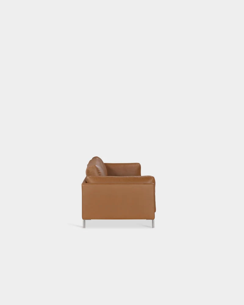 Levanto 3 Seater Sofa - Cognac Parma Leather