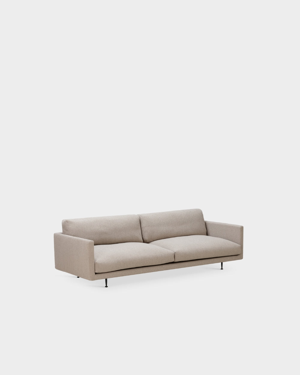 Maho 2.5 Seater Sofa - Light Brown Boucle-Cuddle 04