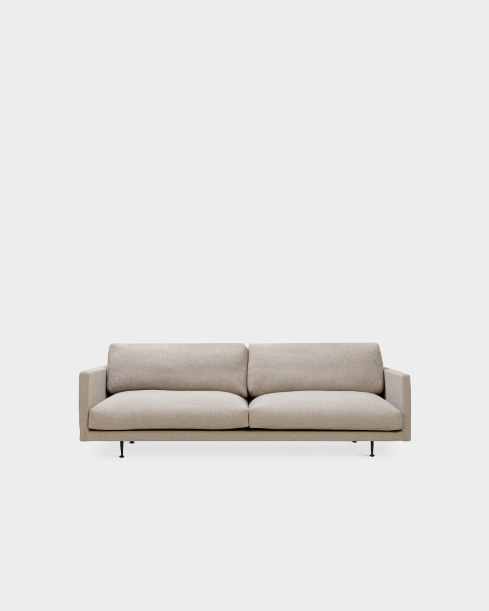 Maho 2.5 Seater Sofa - Light Brown Boucle-Cuddle 04