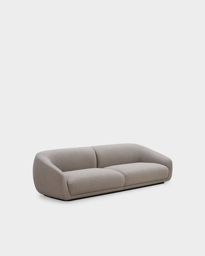 Montholon 3 Seater Sofa - Light Brown Boucle-Cuddle 04