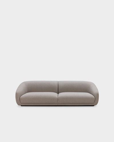 Montholon 3 Seater Sofa - Light Brown Boucle-Cuddle 04