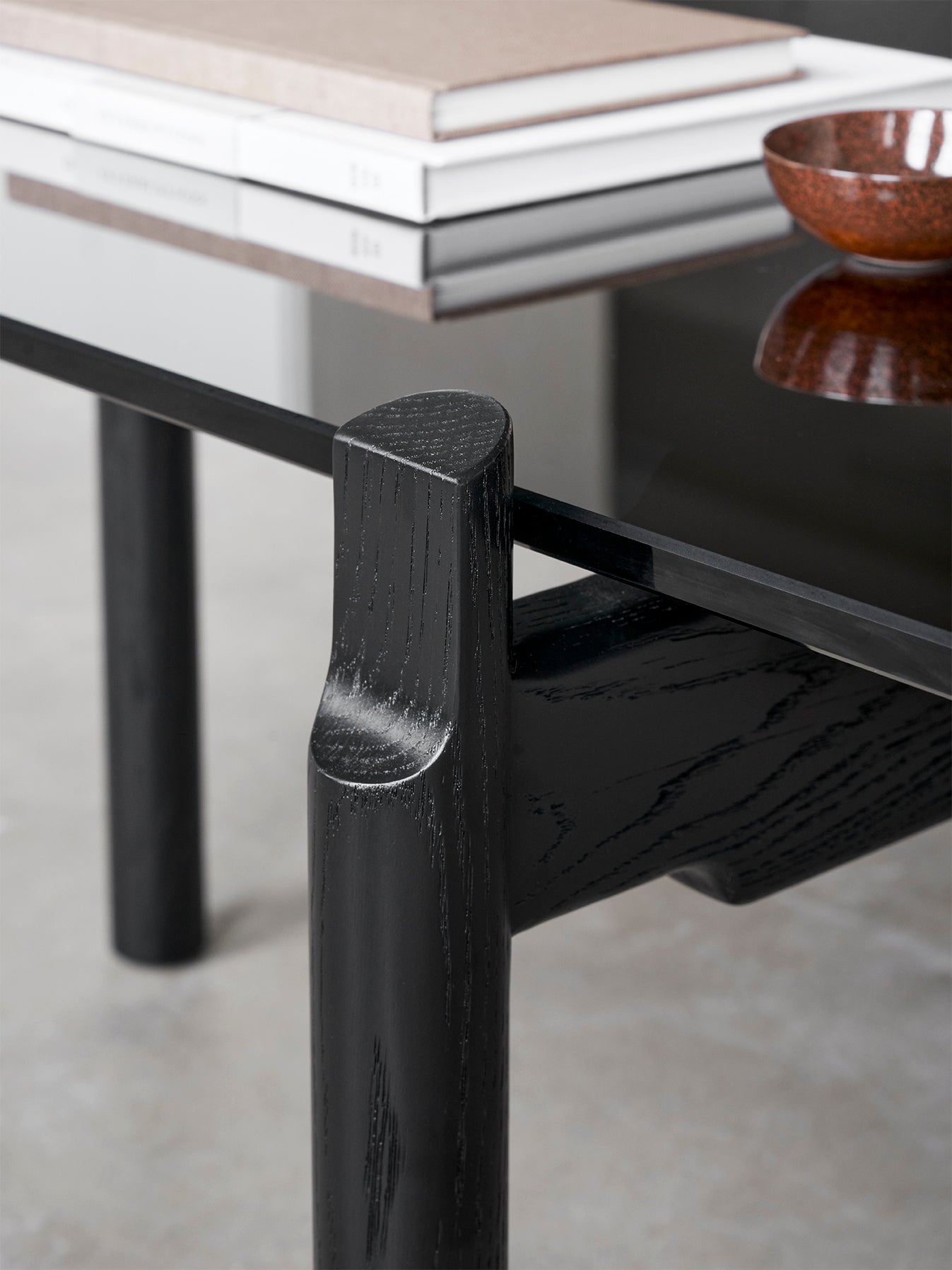 Notch Square Coffee Table - Large - Black