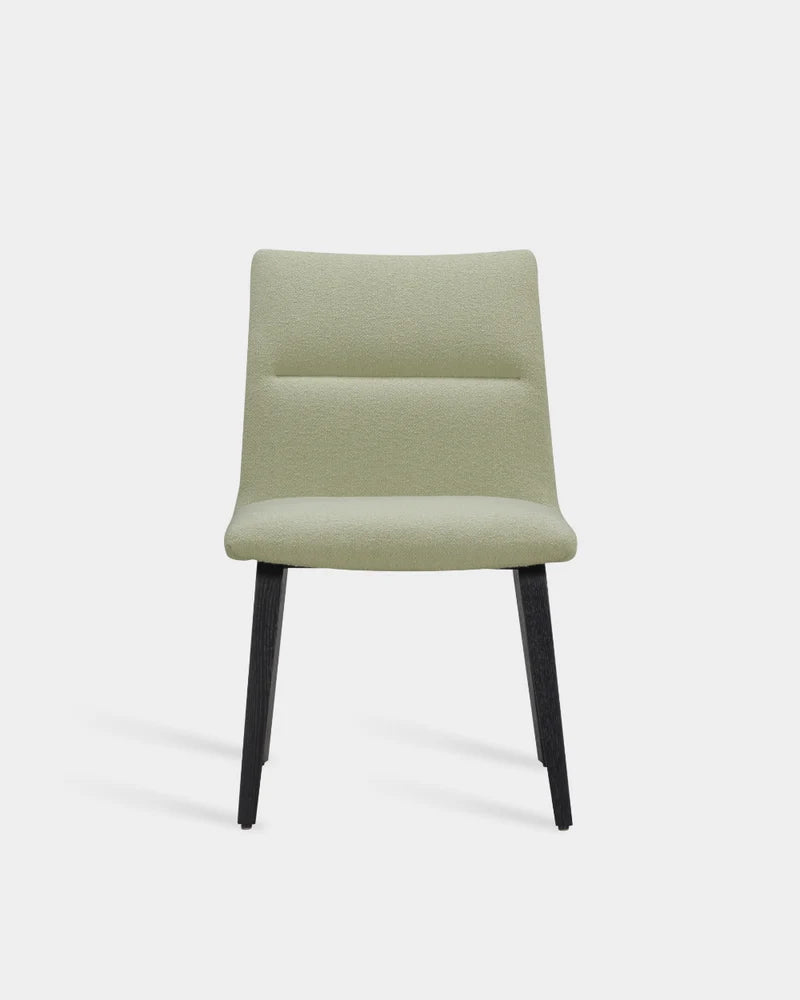 Ori Low Back Chair with Wooden Base - Willow-Saxion 0927