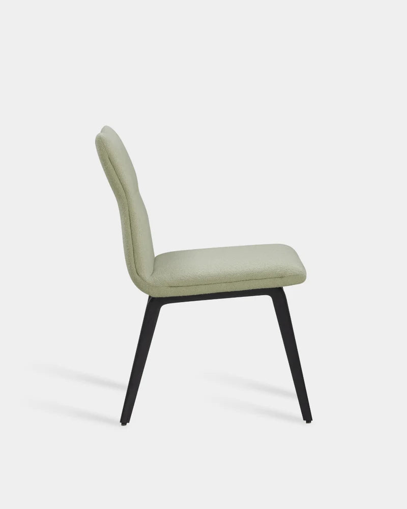 Ori Low Back Chair with Wooden Base - Willow-Saxion 0927