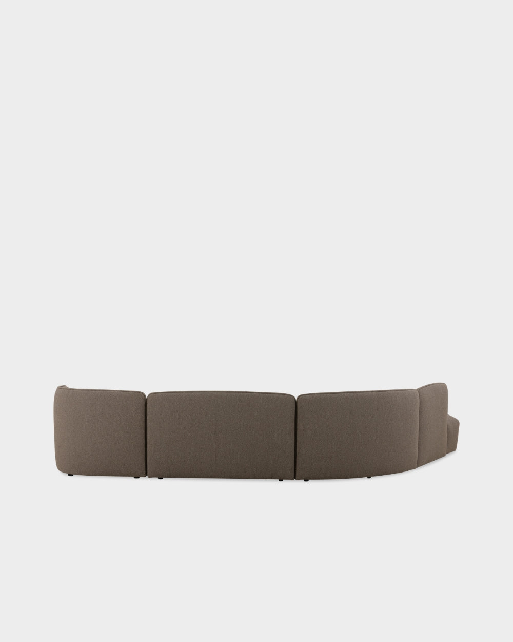 Panorama V3 Modular Sofa - Dark Brown Boucle-Cuddle 06