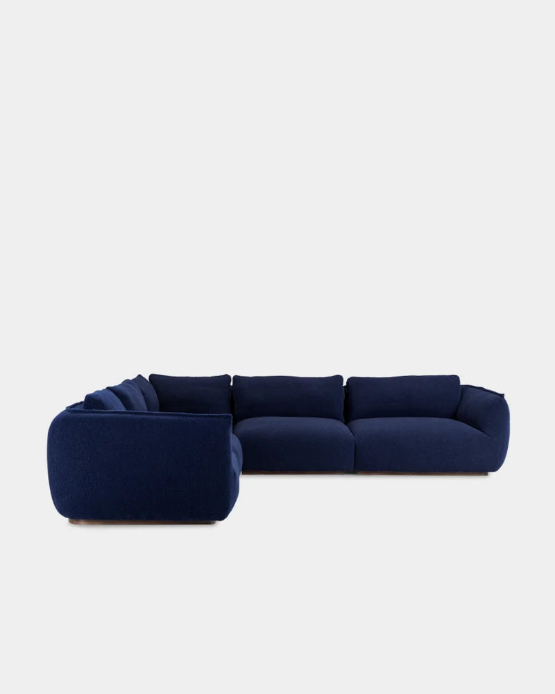 Ridge Large Corner Sofa - Ink-Baru 0780