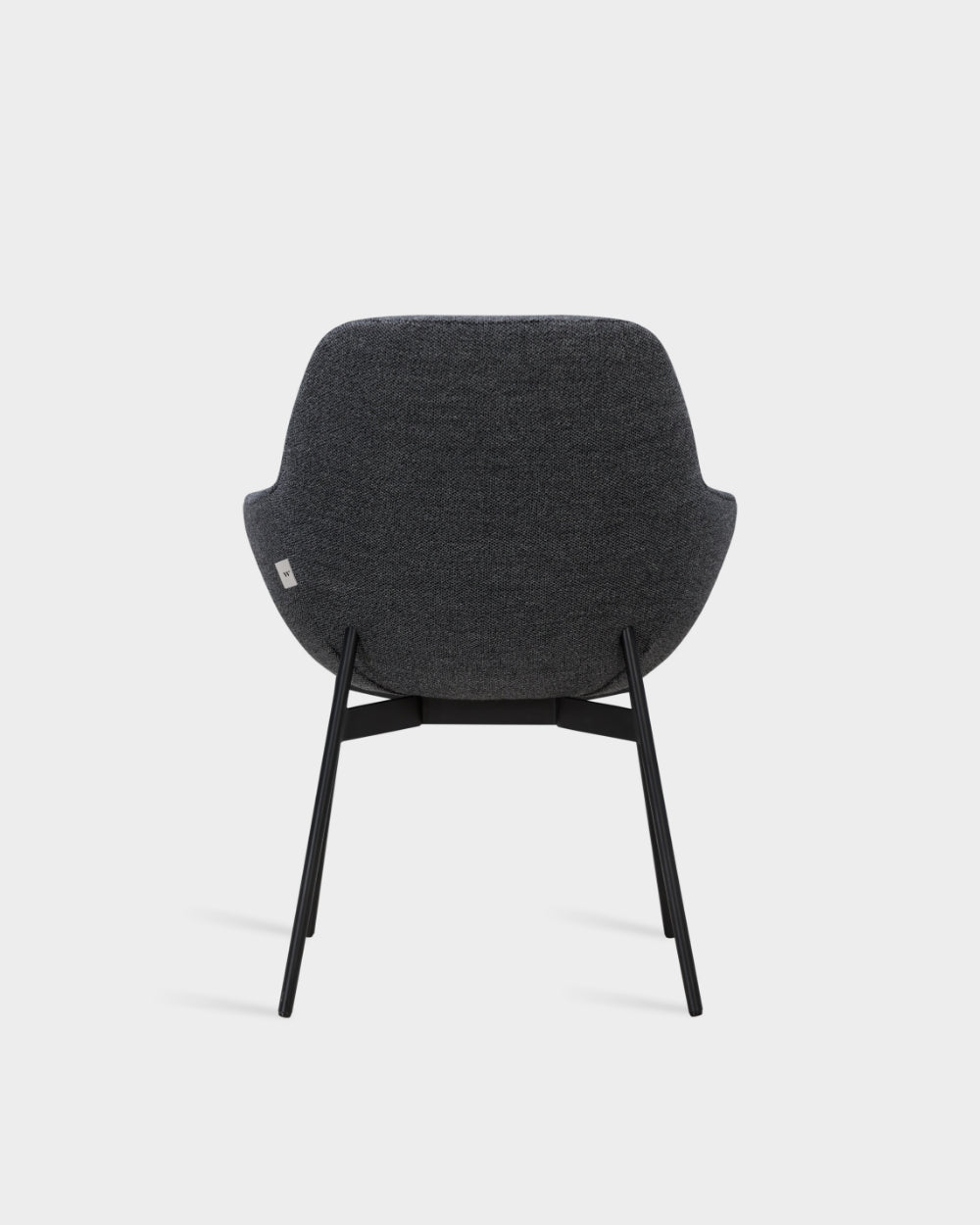 Sinum Dining Chair - Tweed Dark Grey-Coast 10